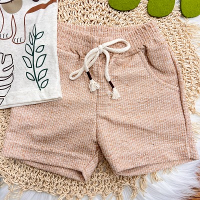 Conj. Regata Safari e Bermuda em Linho - Areia